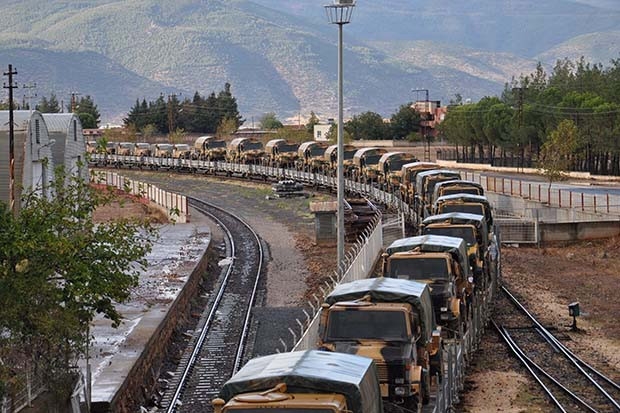 İslahiye'den hava savunma bataryası sevkiyatı sürüyor