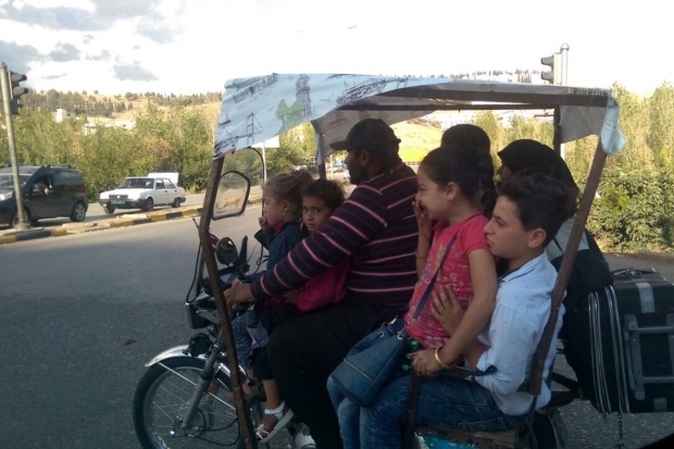 Gaziantep'te ilginç motosiklet