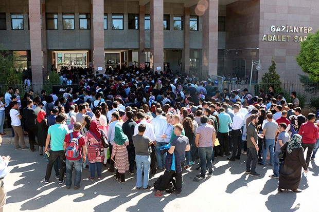 Gaziantep'te 190 zabıt katipliği için 3 bin 800 kişi başvurdu