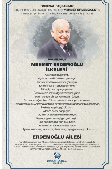 ERDEMOĞLU AİLESİ 