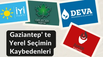 Gaziantep’ te  Yerel Seçimin  Kaybedenleri