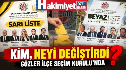 Gaziantep Ticaret Odası'nda Se&ccedil;im Sonrası Kritik İtiraz