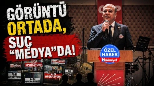 G&ouml;r&uuml;nt&uuml; Ortada, Su&ccedil; &ldquo;Medya&rdquo;da!