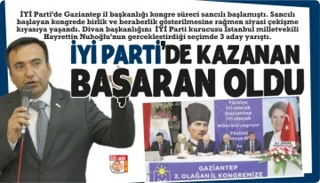 İYİ Parti'de kazanan  BAŞARAN oldu