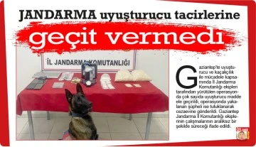 JANDARMA uyuşturucu tacirlerine  geçit vermedi