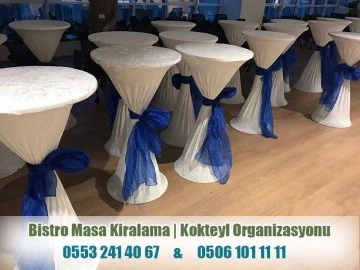 Kusursuz Davetler için Kiralık Kokteyl Masaları!