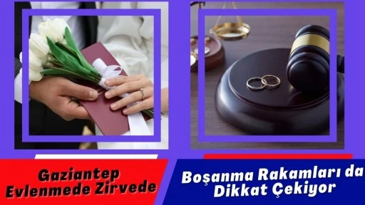 Nik&acirc;hta Zirve Gaziantep&rsquo;in, Boşanmada İlk Sıra İzmir&rsquo;in