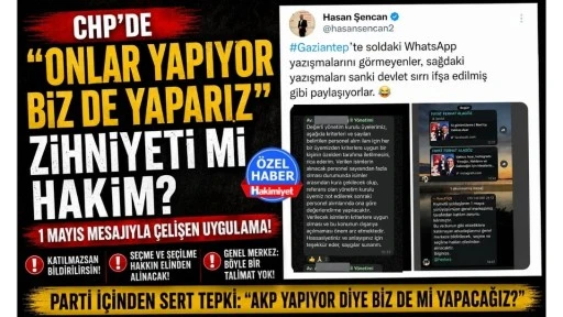 CHP&rsquo;DE &ldquo;ONLAR YAPIYOR BİZ DE YAPARIZ&rdquo; ZİHNİYETİ Mİ HAKİM?