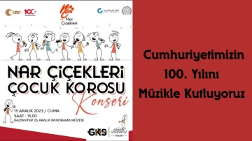 Nar Çiçekleri Çocuk Korosu, Cumhuriyetin 100. Yılını Müzikle Kutluyor