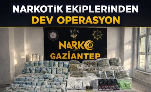 Narkotik Ekiplerinden Dev Operasyon