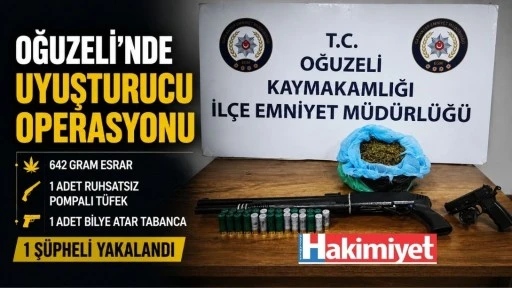 Oğuzeli&rsquo;nde Uyuşturucu Operasyonu