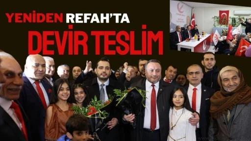 Yeniden Refah&rsquo;ta Miting Havasında Devir Teslim